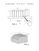 DEVICE FOR CUTTING A STRUCTURE INCLUDING WIRE-LIKE NANOSCALE OBJECTS, AND     RELATED METHOD diagram and image