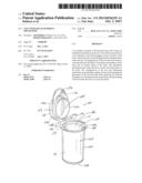 VIAL WITH LID ATTACHMENT MECHANISM diagram and image