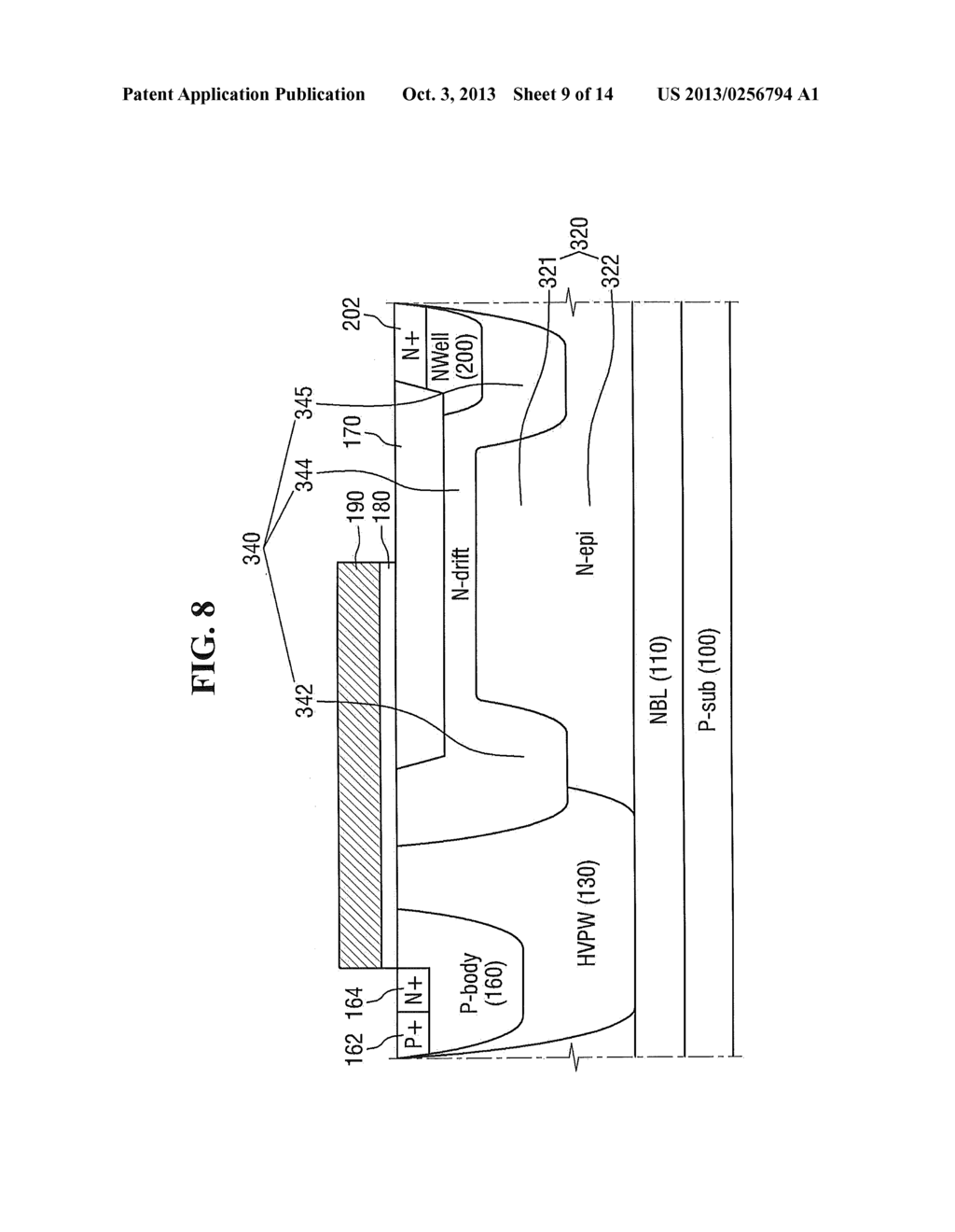 METAL OXIDE SEMICONDUCTOR DEVICES WITH MULTIPLE DRIFT REGIONS - diagram, schematic, and image 10