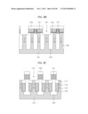 SEMICONDUCTOR DEVICES HAVING INCREASED CONTACT AREAS BETWEEN CONTACTS AND     ACTIVE REGIONS AND METHODS OF FABRICATING THE SAME diagram and image