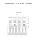 SEMICONDUCTOR DEVICES HAVING INCREASED CONTACT AREAS BETWEEN CONTACTS AND     ACTIVE REGIONS AND METHODS OF FABRICATING THE SAME diagram and image