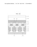 SEMICONDUCTOR DEVICES HAVING INCREASED CONTACT AREAS BETWEEN CONTACTS AND     ACTIVE REGIONS AND METHODS OF FABRICATING THE SAME diagram and image