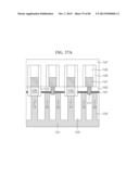 SEMICONDUCTOR DEVICES HAVING INCREASED CONTACT AREAS BETWEEN CONTACTS AND     ACTIVE REGIONS AND METHODS OF FABRICATING THE SAME diagram and image