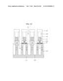 SEMICONDUCTOR DEVICES HAVING INCREASED CONTACT AREAS BETWEEN CONTACTS AND     ACTIVE REGIONS AND METHODS OF FABRICATING THE SAME diagram and image