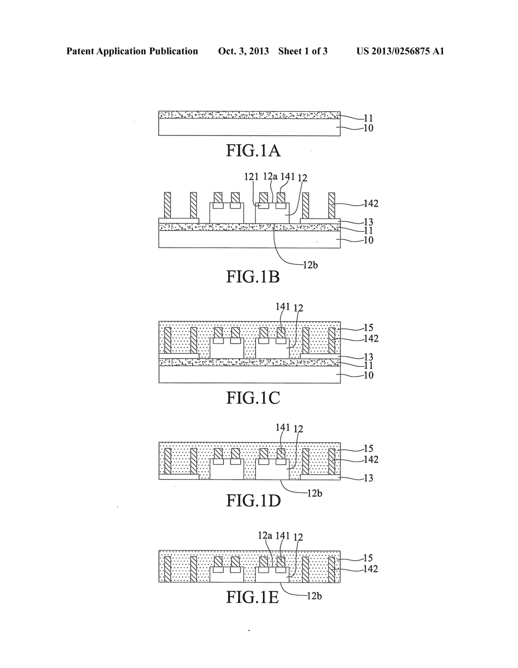 SEMICONDUCTOR PACKAGE, PACKAGE STRUCTURE AND FABRICATION METHOD THEREOF - diagram, schematic, and image 02