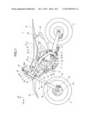 TWO-WHEELED MOTOR VEHICLE AND FRONT FORK FOR THE SAME diagram and image