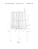 FORMING STRUCTURE OF ARMREST AND CHAIR-LEG FOR BAMBOO CHAIR diagram and image