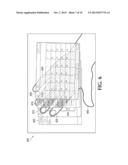 USE OF A SENSOR TO ENABLE TOUCH AND TYPE MODES FOR HANDS OF A USER VIA A     KEYBOARD diagram and image