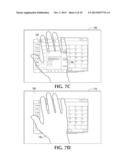 USE OF A SENSOR TO ENABLE TOUCH AND TYPE MODES FOR HANDS OF A USER VIA A     KEYBOARD diagram and image