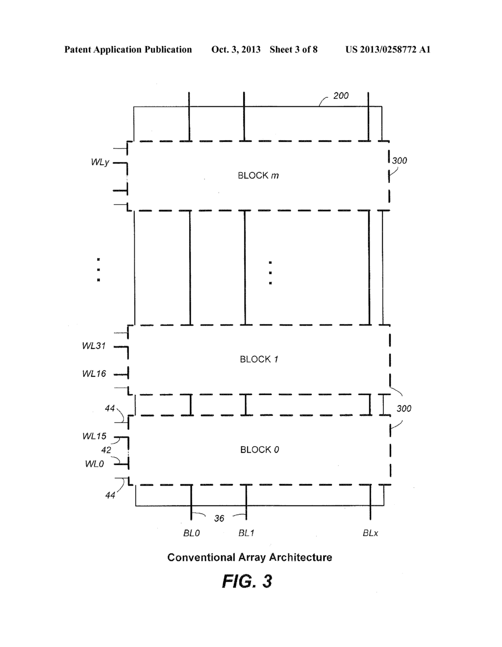 Non-Volatile Memory and Method Having a Memory Array with a High-Speed,     Short Bit-Line Portion - diagram, schematic, and image 04