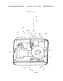 TAPE FEEDING APPARATUS AND TAPE PRINTING APPARATUS diagram and image