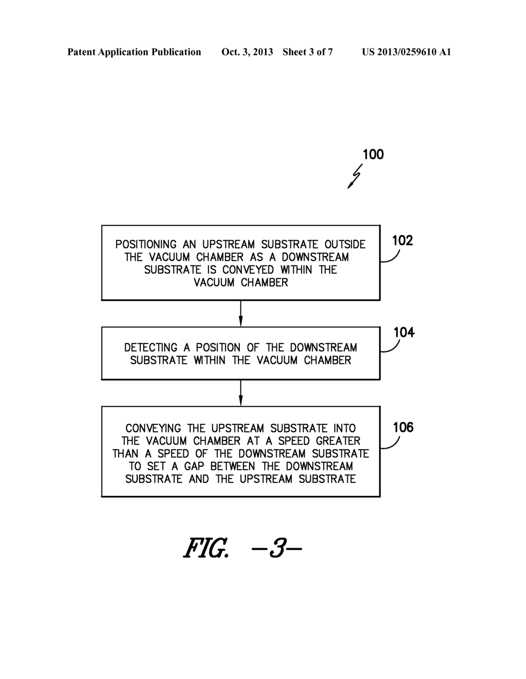 SYSTEM AND METHOD FOR GAPPING CONVEYED SUBSTRATES - diagram, schematic, and image 04