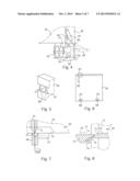 AUTOMATED STORAGE CABINET FOR TROLLEYS, AND AIRCRAFT INCORPORATING SUCH A     CABINET diagram and image