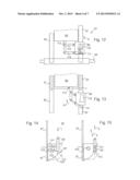 AUTOMATED STORAGE CABINET FOR TROLLEYS, AND AIRCRAFT INCORPORATING SUCH A     CABINET diagram and image