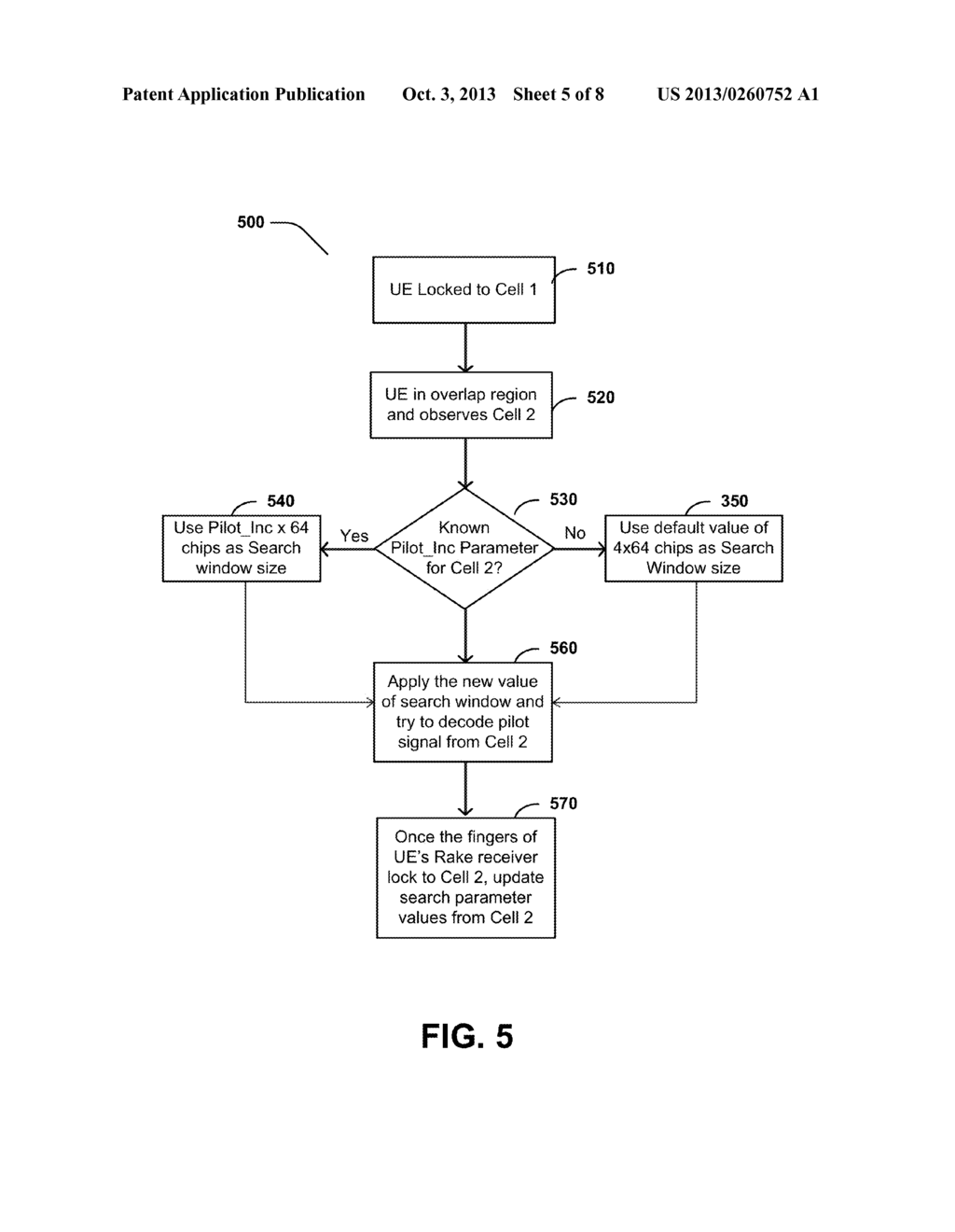 SYSTEM AND METHODS FOR DYNAMICALLY CONFIGURIG CELL SEARCH WINDOW FOR PILOT     ACQUISITION - diagram, schematic, and image 06