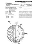 Golf Ball With Deposited Layer diagram and image