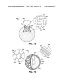 Golf Ball With Deposited Layer diagram and image