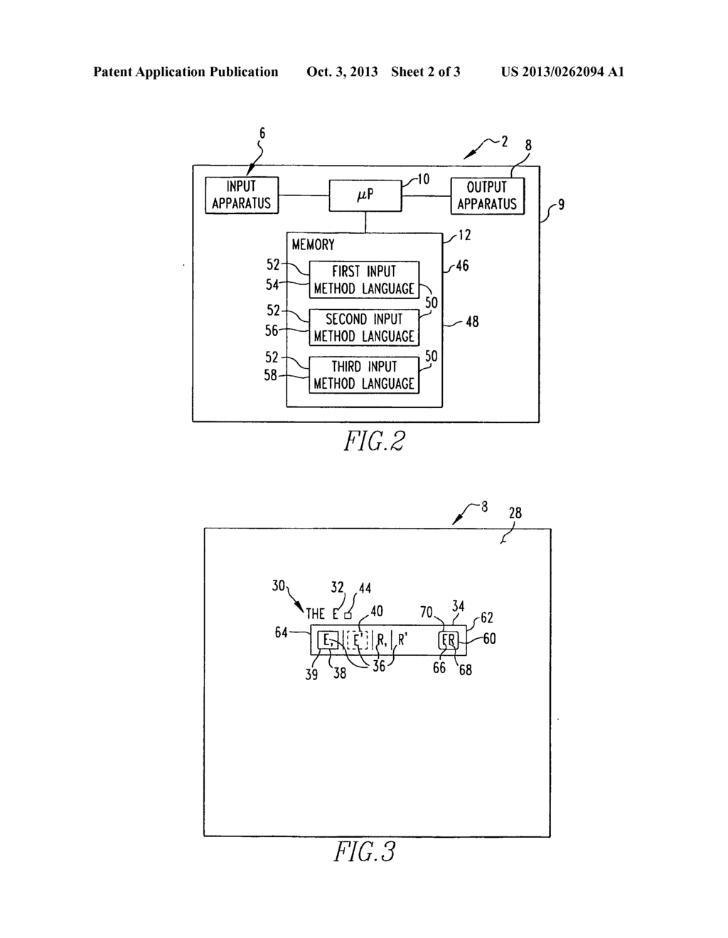 HANDHELD ELECTRONIC DEVICE INCLUDING INDICATION OF A SELECTED DATA SOURCE,     AND ASSOCIATED METHOD - diagram, schematic, and image 03