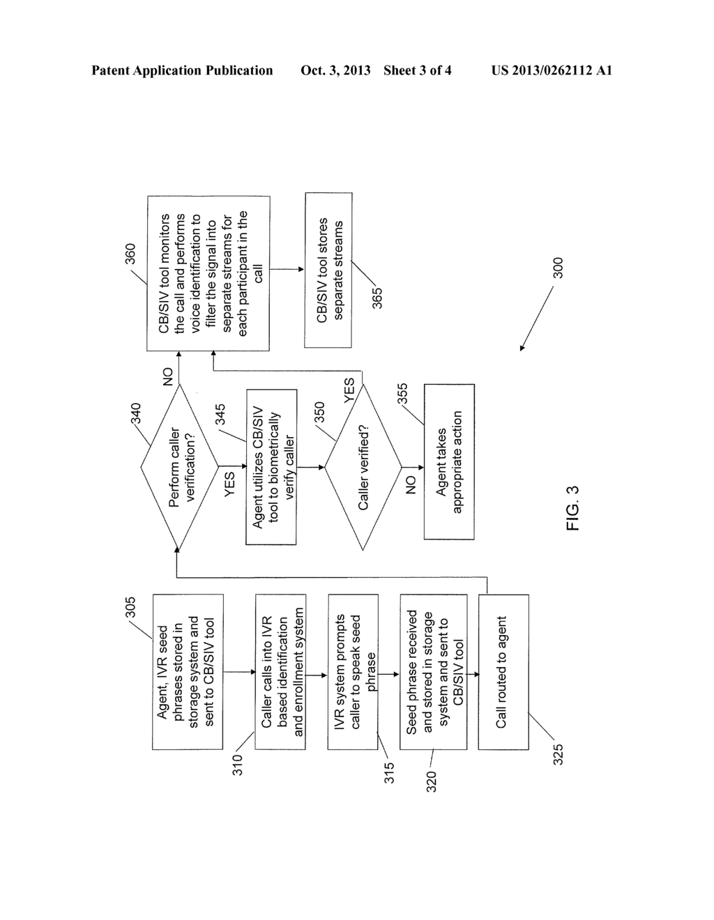 METHOD AND SYSTEM FOR USING CONVERSATIONAL BIOMETRICS AND SPEAKER     IDENTIFICATION/VERIFICATION TO FILTER VOICE STREAMS - diagram, schematic, and image 04