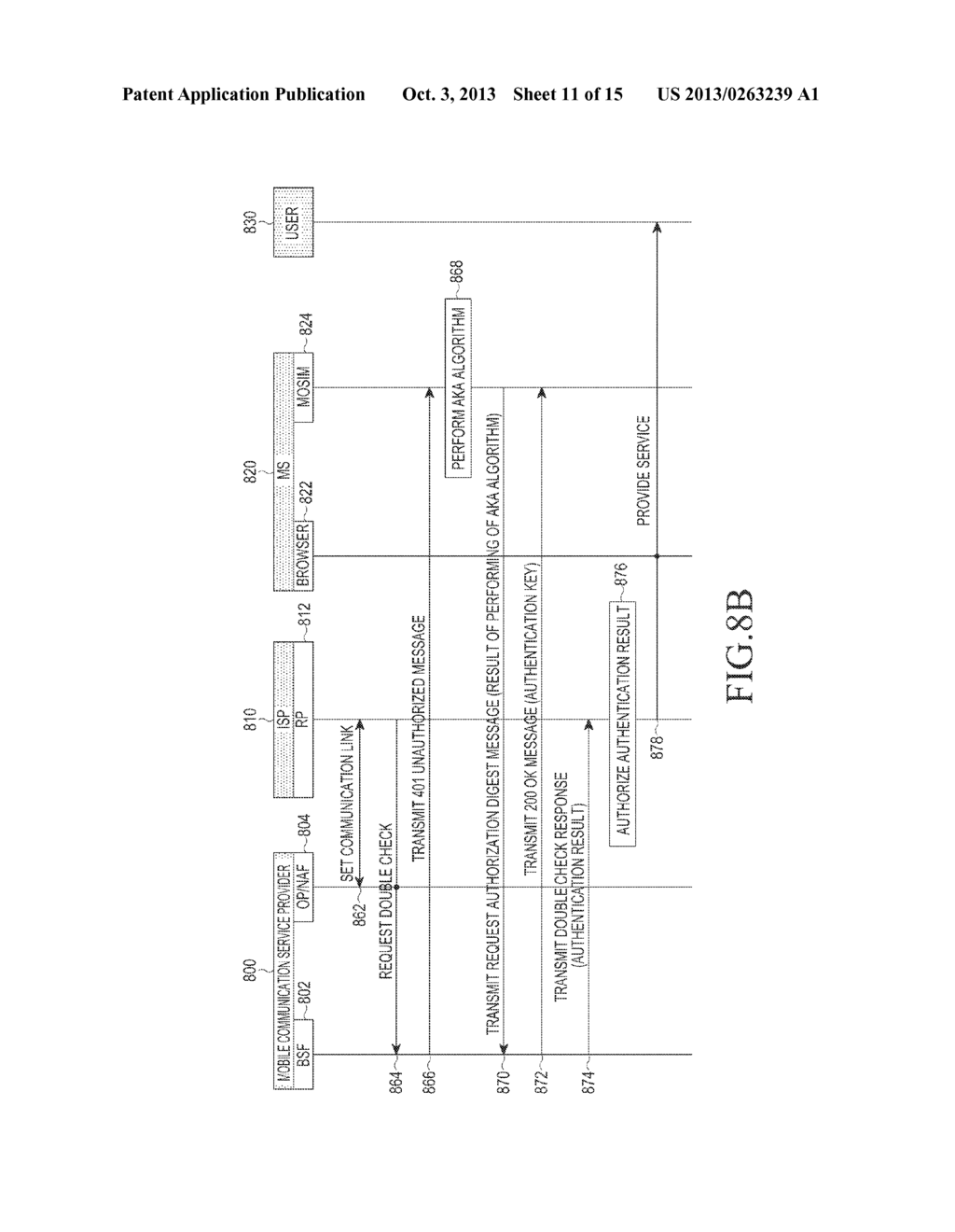 APPARATUS AND METHOD FOR PERFORMING USER AUTHENTICATION BY PROXY IN     WIRELESS COMMUNICATION SYSTEM - diagram, schematic, and image 12