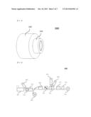 COMPOSITE PIPE HAVING IMPROVED BONDING STRENGTH BETWEEN HETEROGENEOUS     MATERIALS, AND APPARATUS AND METHOD OF MANUFACTURING THE SAME diagram and image