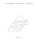 METHOD FOR MAKING STRIP SHAPED GRAPHENE LAYER diagram and image