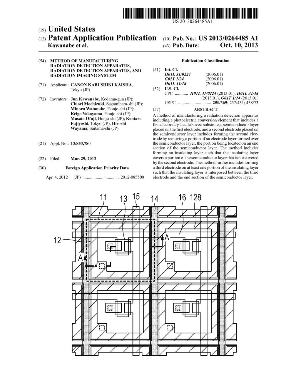 METHOD OF MANUFACTURING RADIATION DETECTION APPARATUS, RADIATION DETECTION     APPARATUS, AND RADIATION IMAGING SYSTEM - diagram, schematic, and image 01