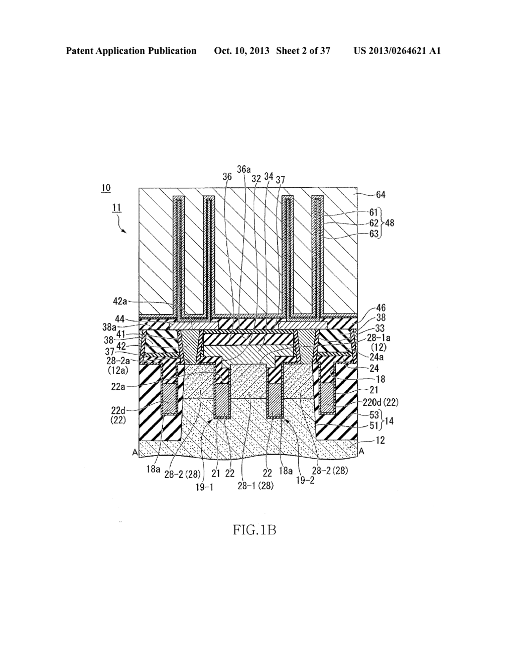 SEMICONDUCTOR DEVICE HAVING FIN-SHAPED FIELD EFFECT TRANSISTOR AND     MANUFACTURING METHOD THEREOF - diagram, schematic, and image 03