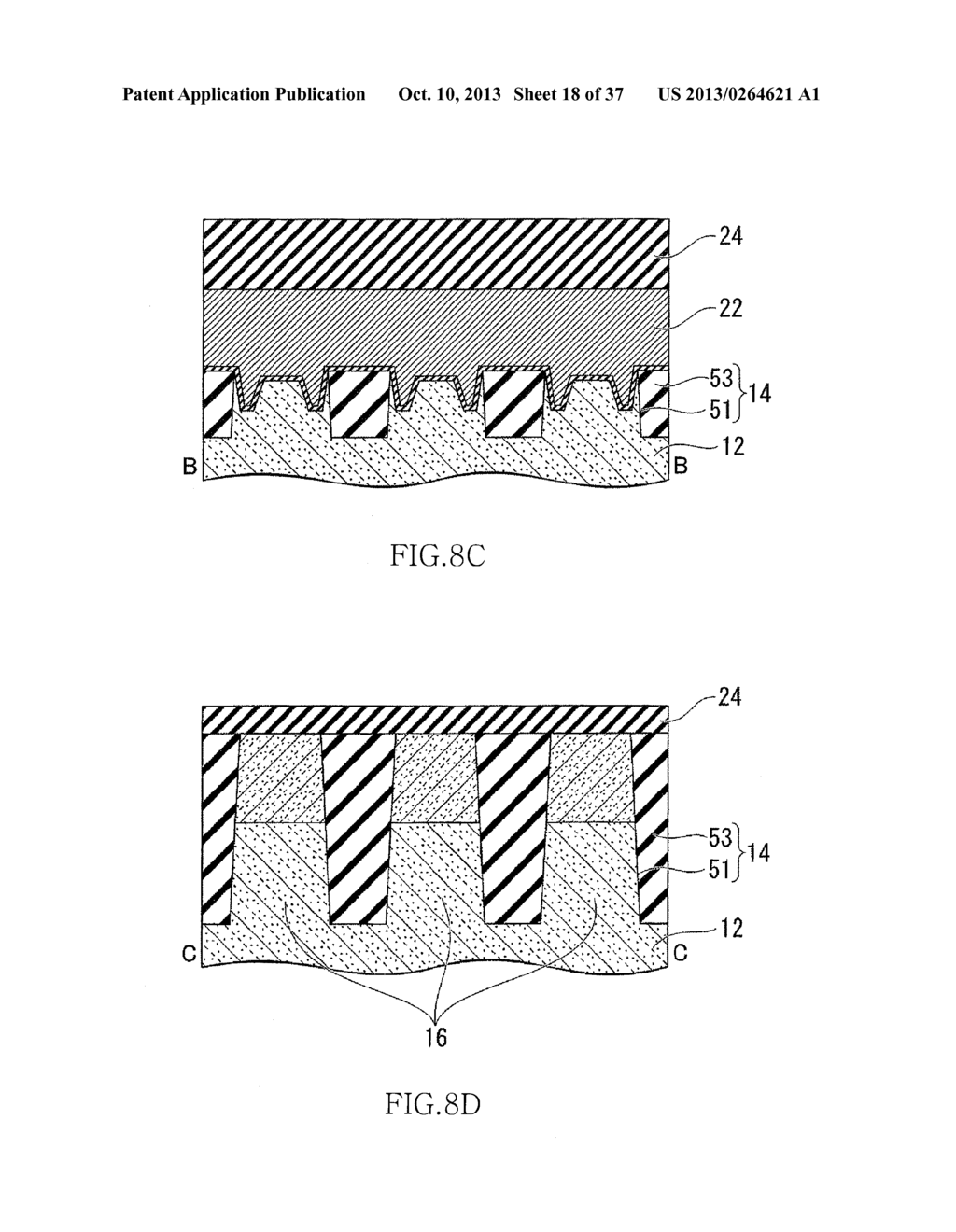 SEMICONDUCTOR DEVICE HAVING FIN-SHAPED FIELD EFFECT TRANSISTOR AND     MANUFACTURING METHOD THEREOF - diagram, schematic, and image 19