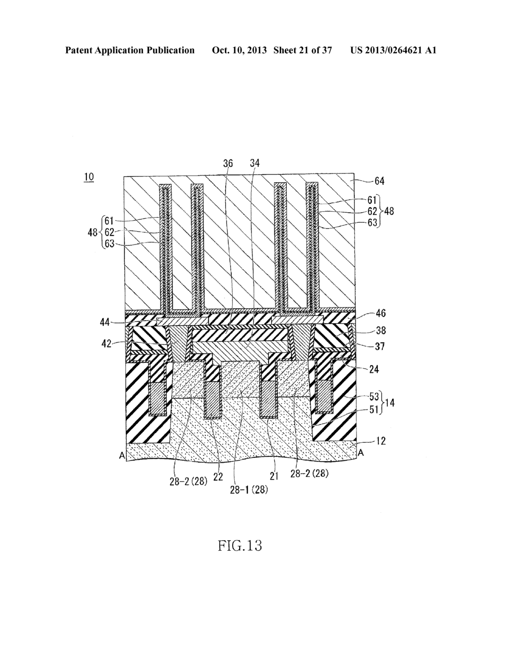 SEMICONDUCTOR DEVICE HAVING FIN-SHAPED FIELD EFFECT TRANSISTOR AND     MANUFACTURING METHOD THEREOF - diagram, schematic, and image 22