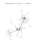 MECHANICAL STEERING LINKAGE FOR BATTERY POWERED MOWER WITH ZERO TURNING     RADIUS diagram and image