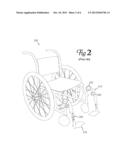 Adjustable Wheelchair Elevating Leg Rest diagram and image