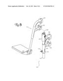 Adjustable Wheelchair Elevating Leg Rest diagram and image