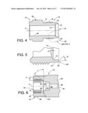 CONDUIT FITTING WITH PULL-UP INDICATION diagram and image