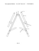 PORTABLE PICNIC TABLE AND HITCH diagram and image