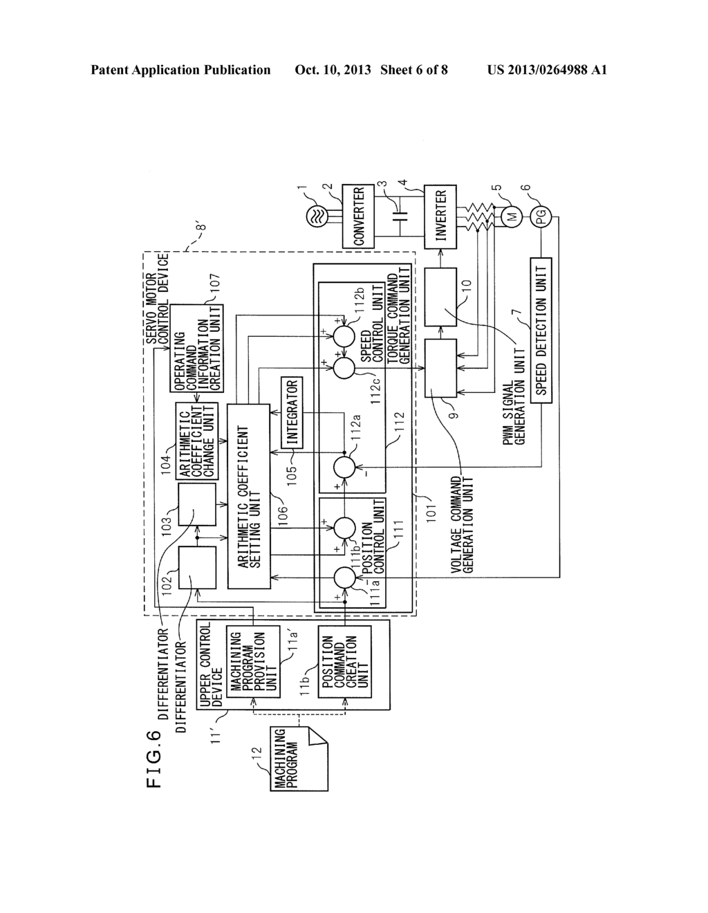 SERVO MOTOR CONTROL DEVICE FOR CONTROLLING SERVO MOTOR CONFIGURED TO DRIVE     FEED AXIS OF MACHINE TOOL - diagram, schematic, and image 07