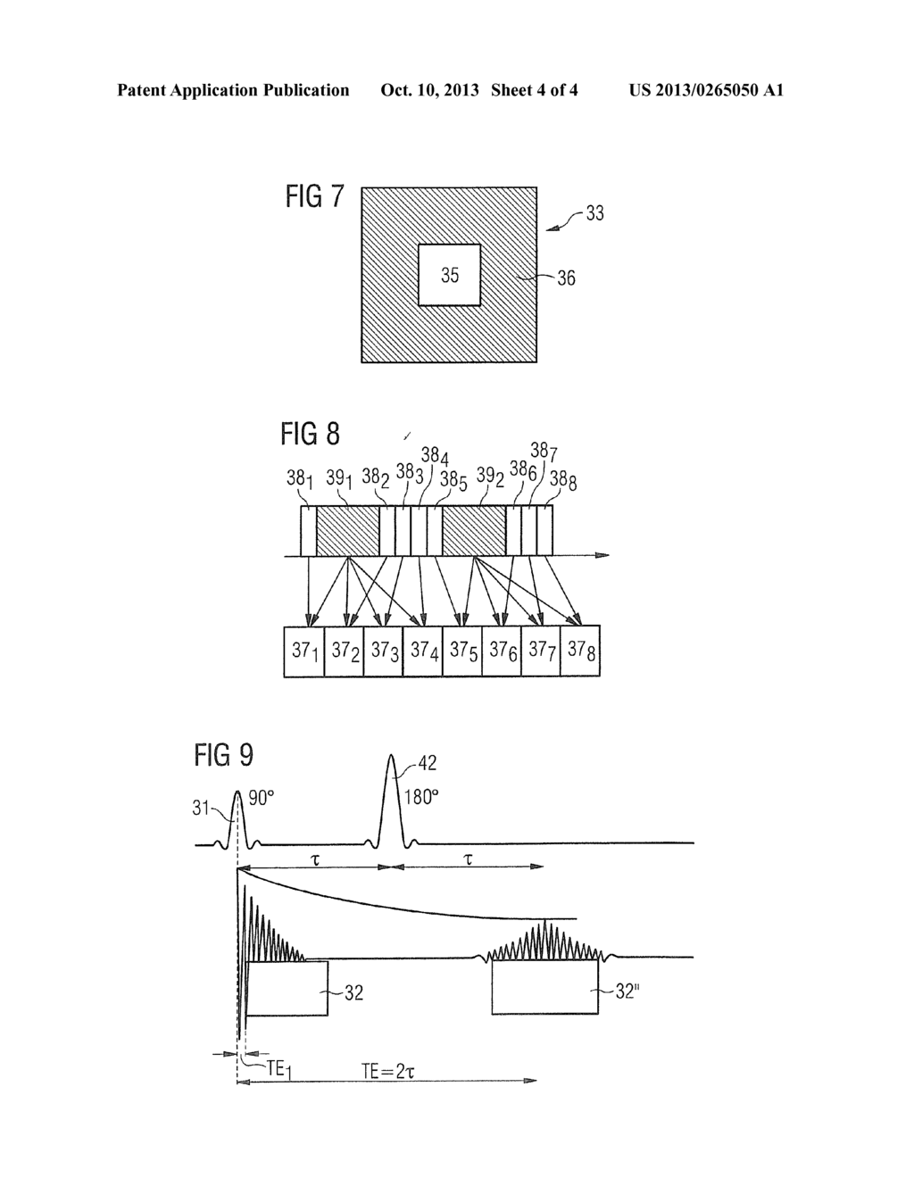 METHOD AND MAGNETIC RESONANCE SYSTEM FOR FUNCTIONAL MR IMAGING OF A     PREDETERMINED VOLUME SEGMENT OF THE BRAIN OF A LIVING EXAMINATION SUBJECT - diagram, schematic, and image 05