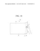 FLEXIBLE DISPLAY APPARATUS AND OPERATING METHOD THEREOF diagram and image