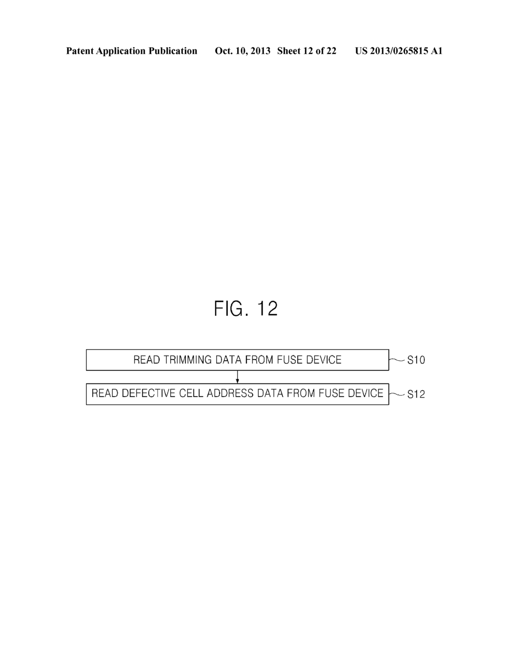 METHOD OF READING DATA STORED IN FUSE DEVICE AND APPARATUSES USING THE     SAME - diagram, schematic, and image 13