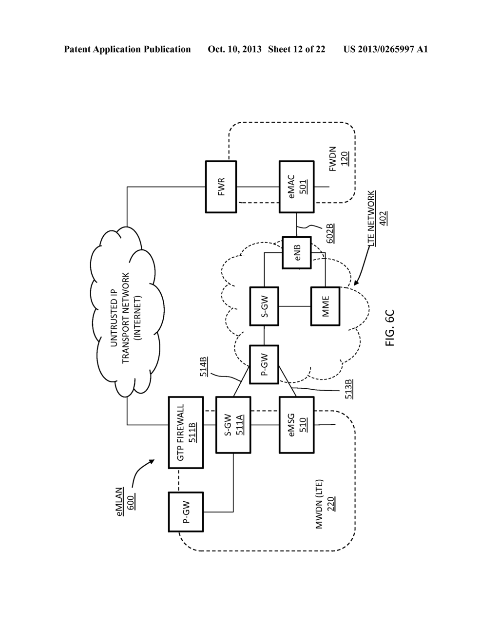 MOBILE GATEWAY FOR FIXED MOBILE CONVERGENCE OF DATA SERVICE OVER AN     ENTERPRISE WLAN - diagram, schematic, and image 13