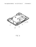 ELECTRONIC DEVICE HAVING BUTTON SECURING STRUCTURE diagram and image