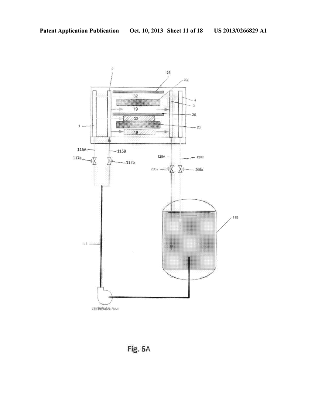 Fluidic Architecture for Metal-Halogen Flow Battery - diagram, schematic, and image 12