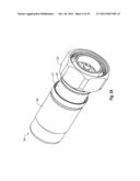 Coaxial Cable Connector with Strain Relief Clamp diagram and image