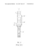 POWER PLUG HAVING SOLERING TAILS OF A CONTACT TERMINAL AND A SLEEVE     TERMINAL PROJECTING OUTSIDE A BODY diagram and image