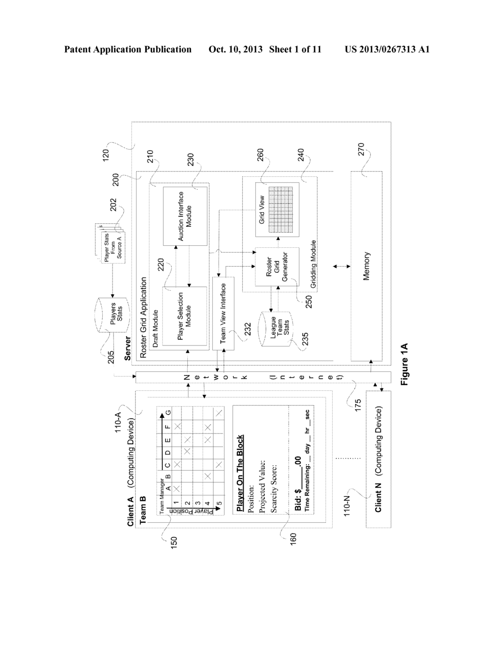 Fantasy Sport Auction Draft Application - diagram, schematic, and image 02