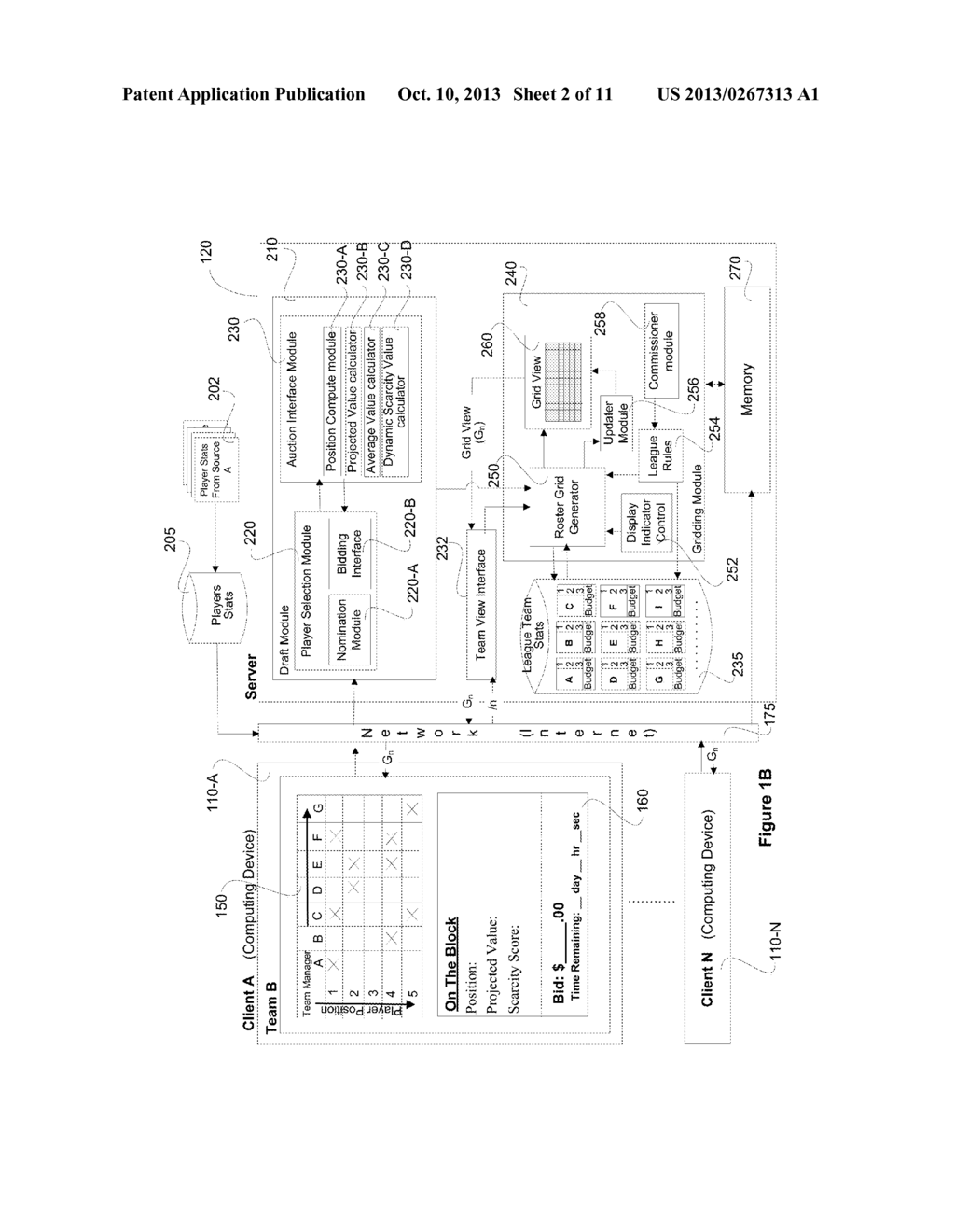 Fantasy Sport Auction Draft Application - diagram, schematic, and image 03