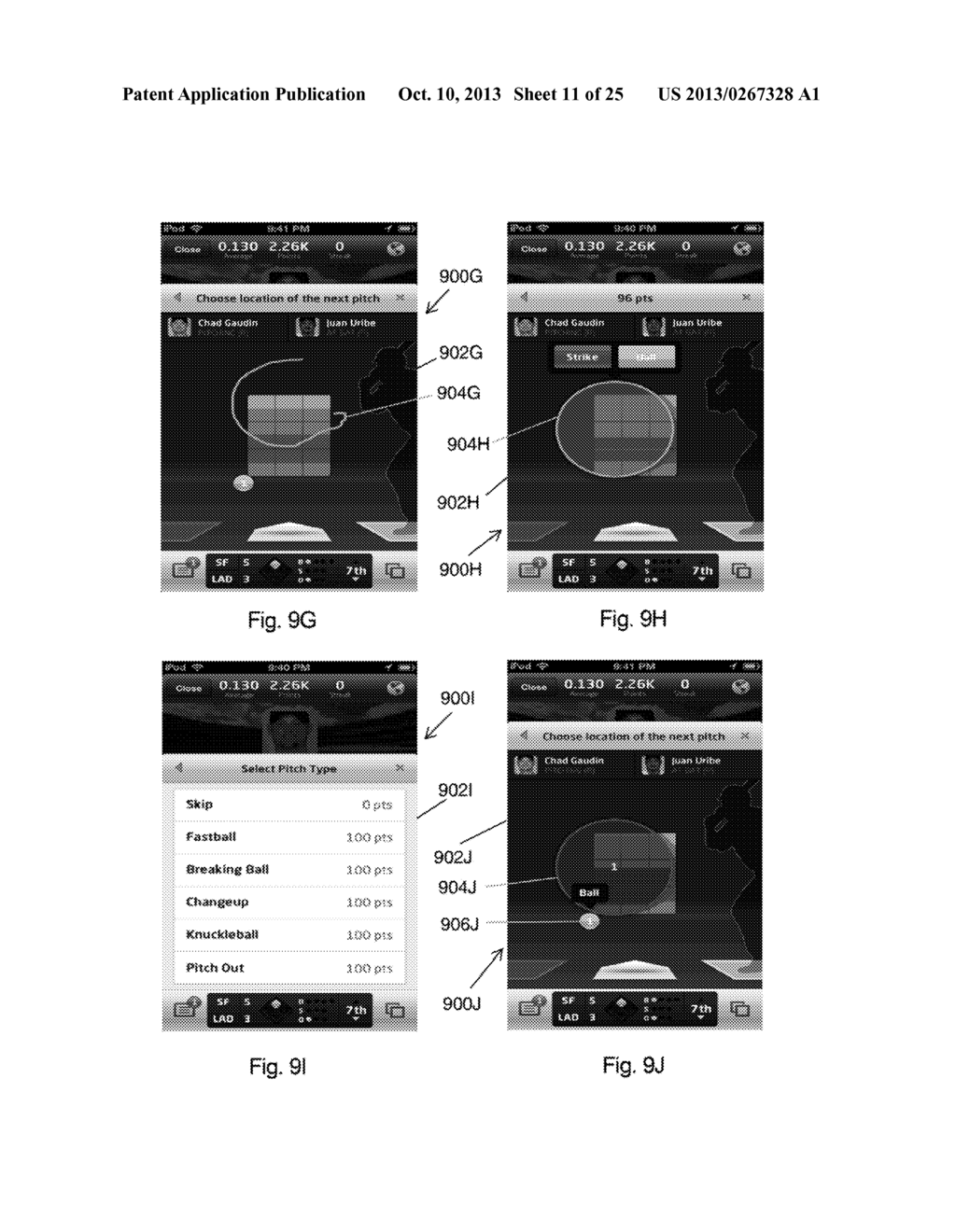 SYSTEM AND METHOD FOR PROVIDING MOBILE SPORTS RELATED GAMES - diagram, schematic, and image 12