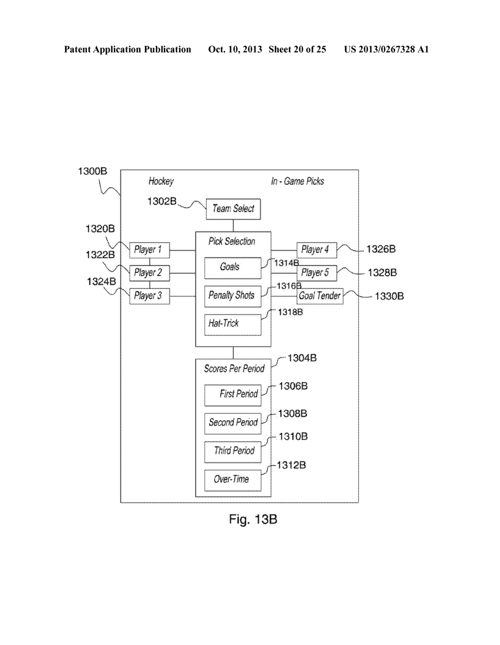 SYSTEM AND METHOD FOR PROVIDING MOBILE SPORTS RELATED GAMES - diagram, schematic, and image 21