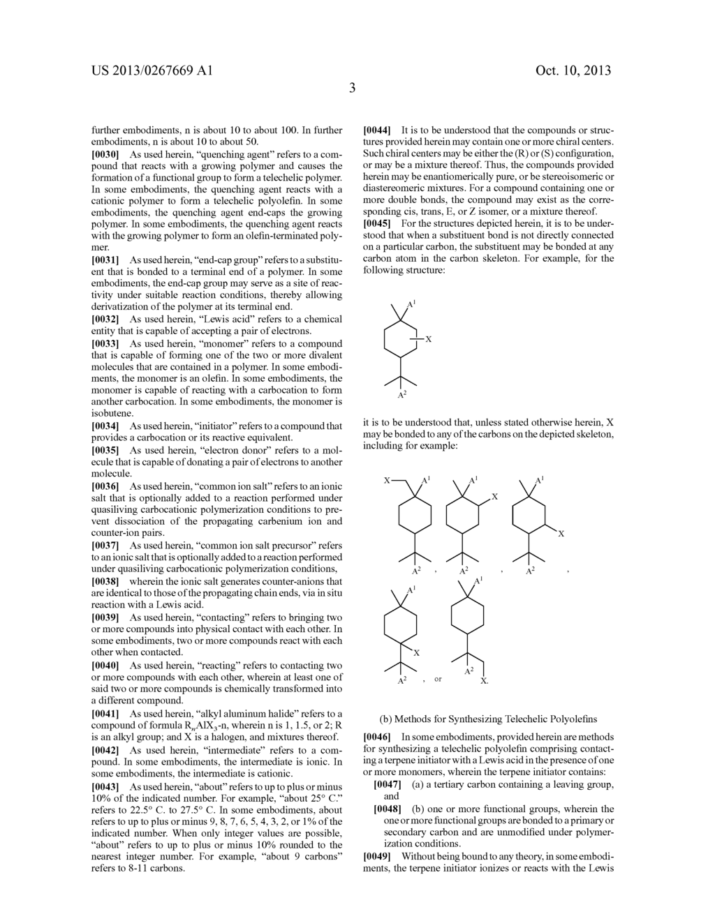 METHODS FOR PRODUCING TELECHELIC POLYOLEFINS FROM TERPENE INITIATORS - diagram, schematic, and image 04