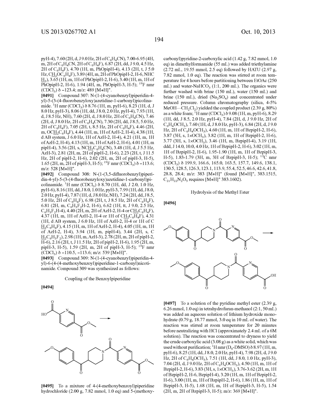 AMPK-ACTIVATING HETEROCYCLIC COMPOUNDS AND METHODS FOR USING THE SAME - diagram, schematic, and image 194
